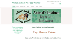 Desktop Screenshot of animalsinstinct.com